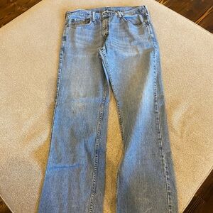 Stylish Light Blue Men's Straight Jeans